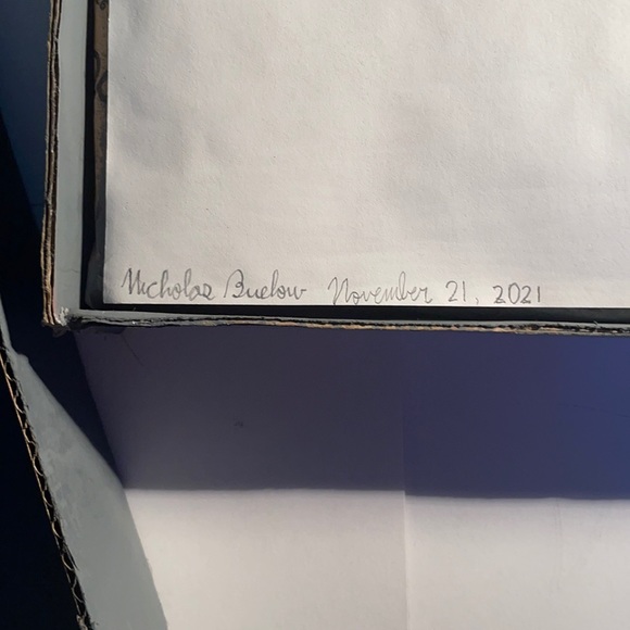 Still Life Art Crystal Waterford Glass Original Drawing Signed 7x11” - Picture 13 of 16